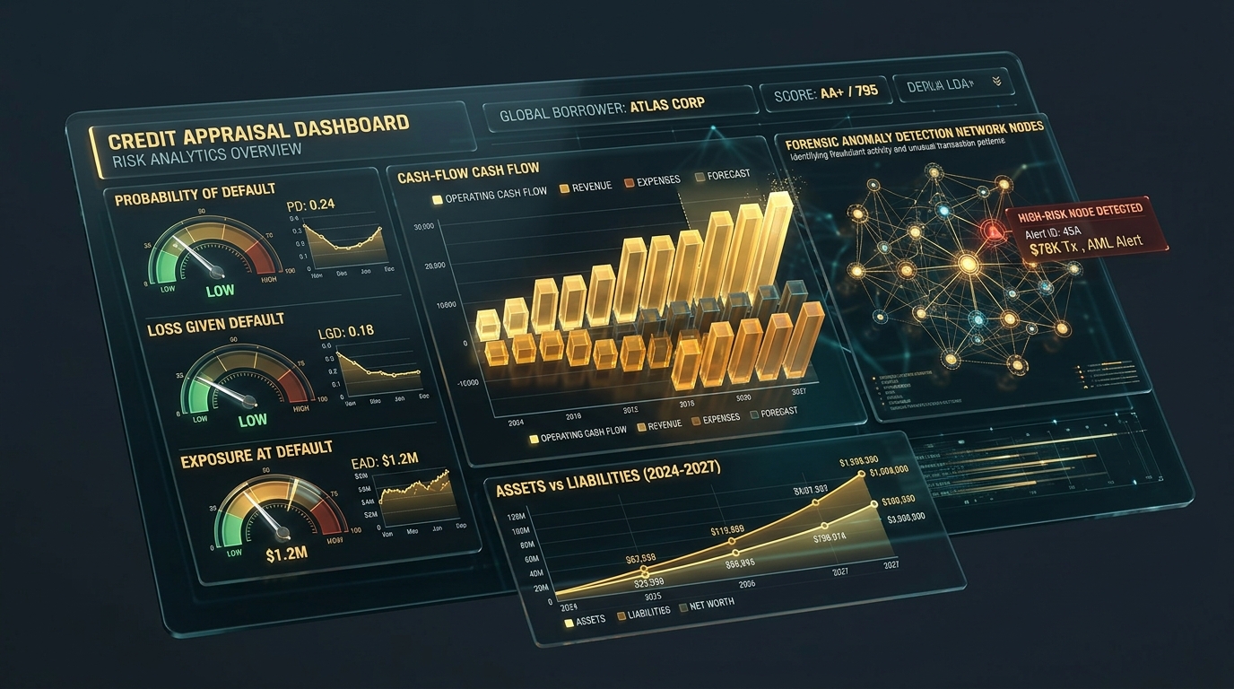 CredWisdom — Banking Credit Appraisal & Risk Analytics Hub